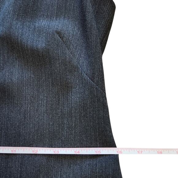 Theory sheath dress gray wool blend size 10 - Picture 10 of 11